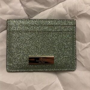 Kate Spade Sparkling Green Card Holder